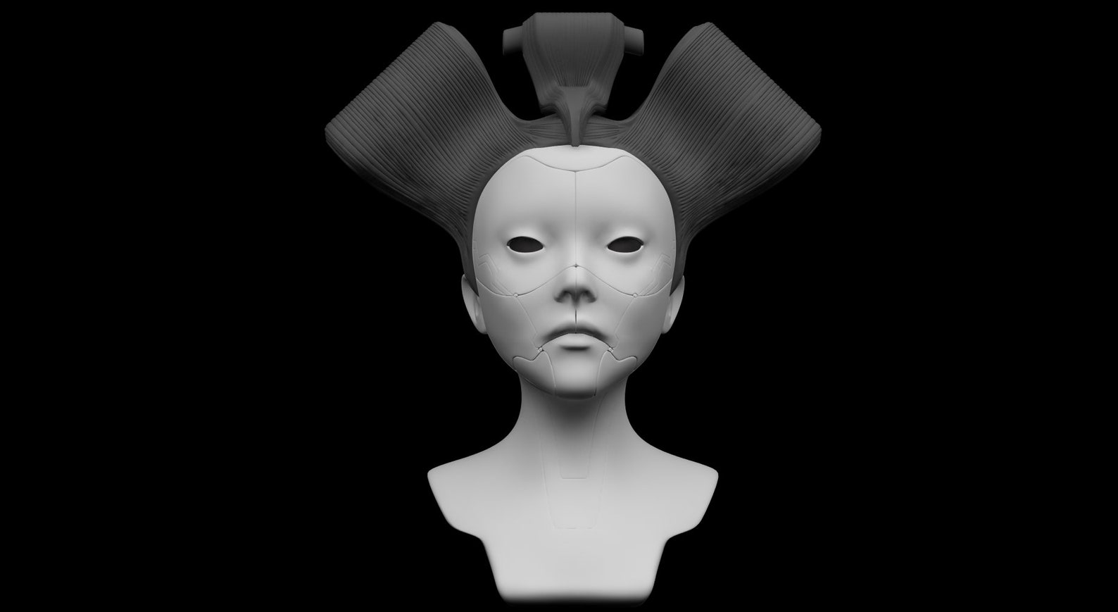 Ghost in the shell geisha 3d stl file | Etsy