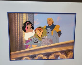 1997 Disney 's The Hunchback of Notre Dame lithograph