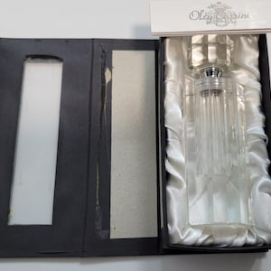 Oleg Cassini Crystal Perfume Bottle