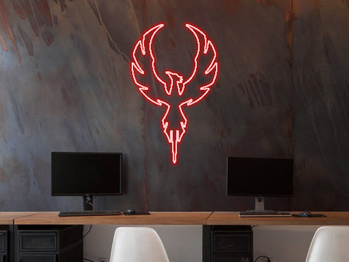 Phoenix Neon Sign / Game Room Decor Led Neon Sign Art Neon Etsy
