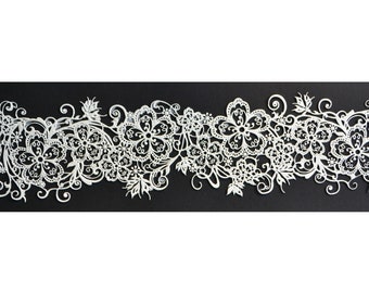 1 x Simply Heaven Edible Ready Made Cake Lace 47 colours made from mat 62