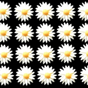 20 margherite commestibili fatte a mano in 3D da 20 mm, decorazioni per torte e cupcake, oltre 30 colori.