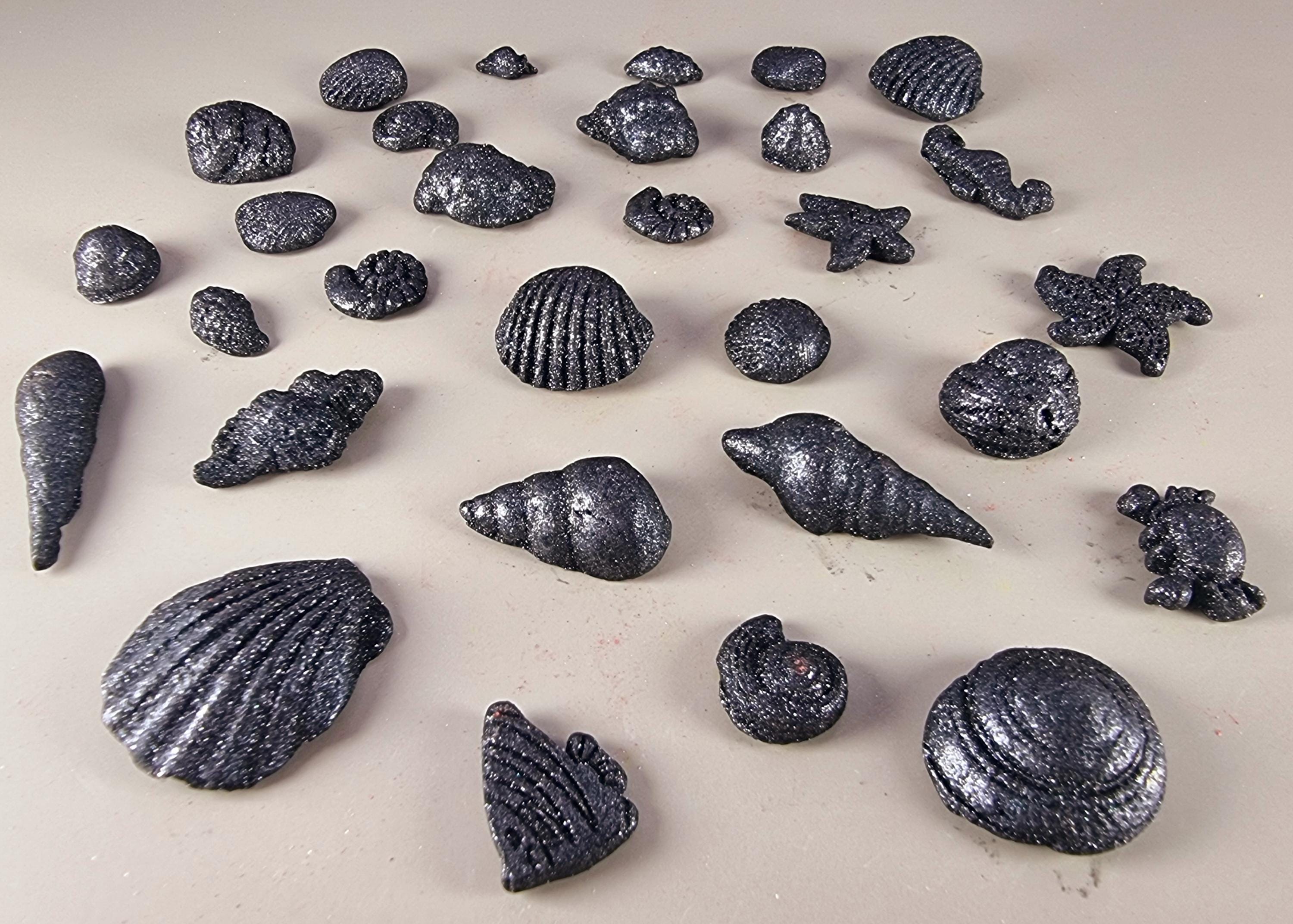 30 X Edible 3D Seashells Shells Shells Icing Toppers, Cake Cupcakes ...