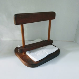 Vintage Wood Napkin Holder