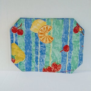 Vintage fruit placemats