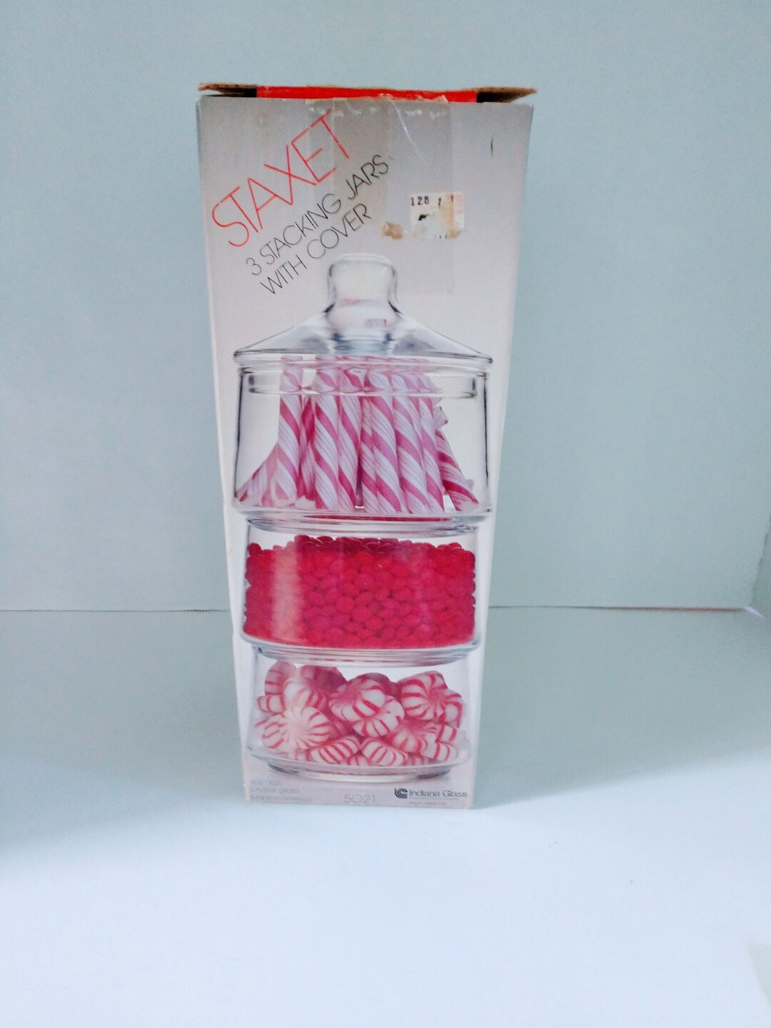 Stackable Sprinkle Jar Vintage Glass Stackable Jars - Etsy