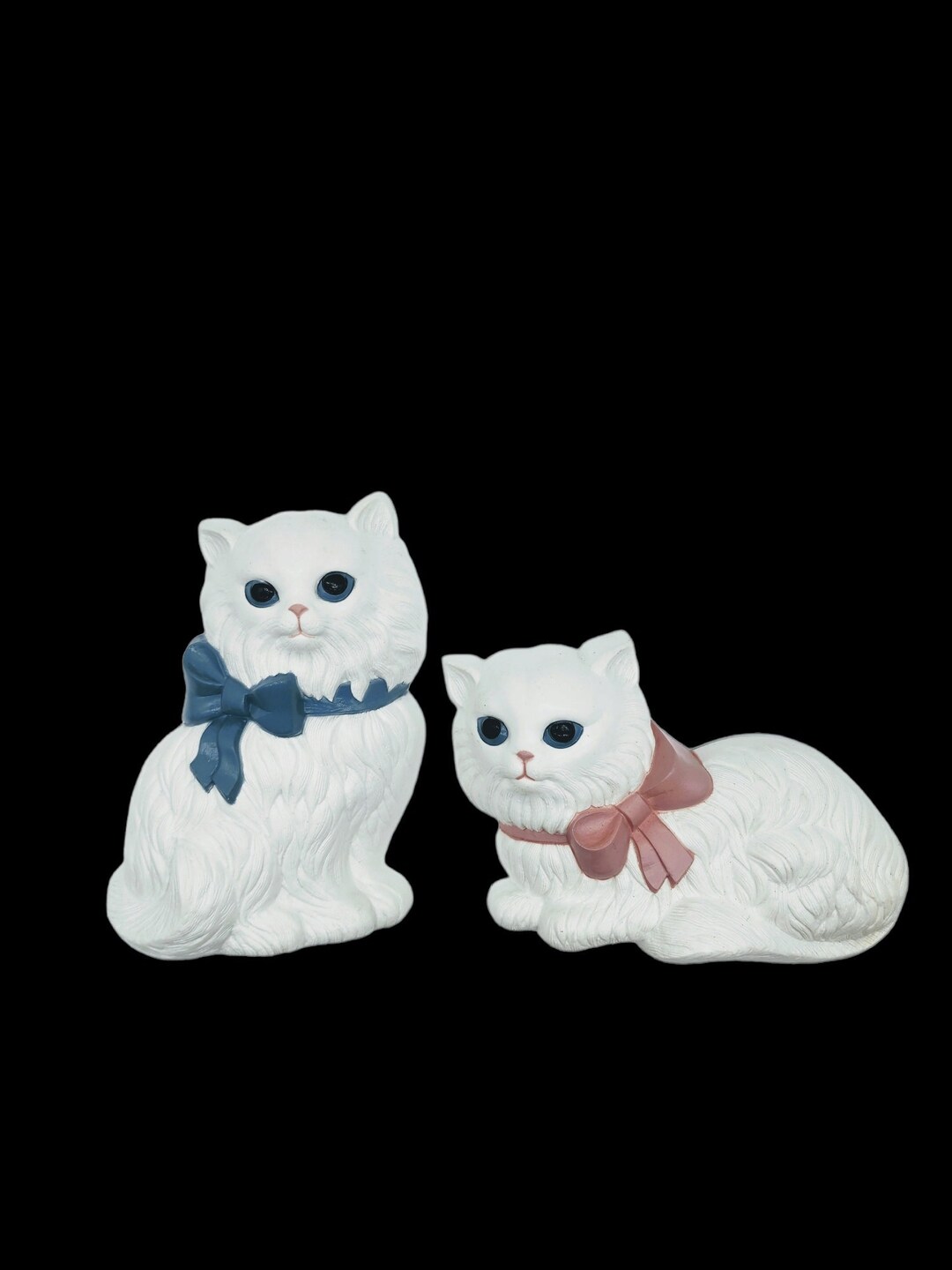 Vintage Burwood White Cat Wall Hanging Home Decor Etsy