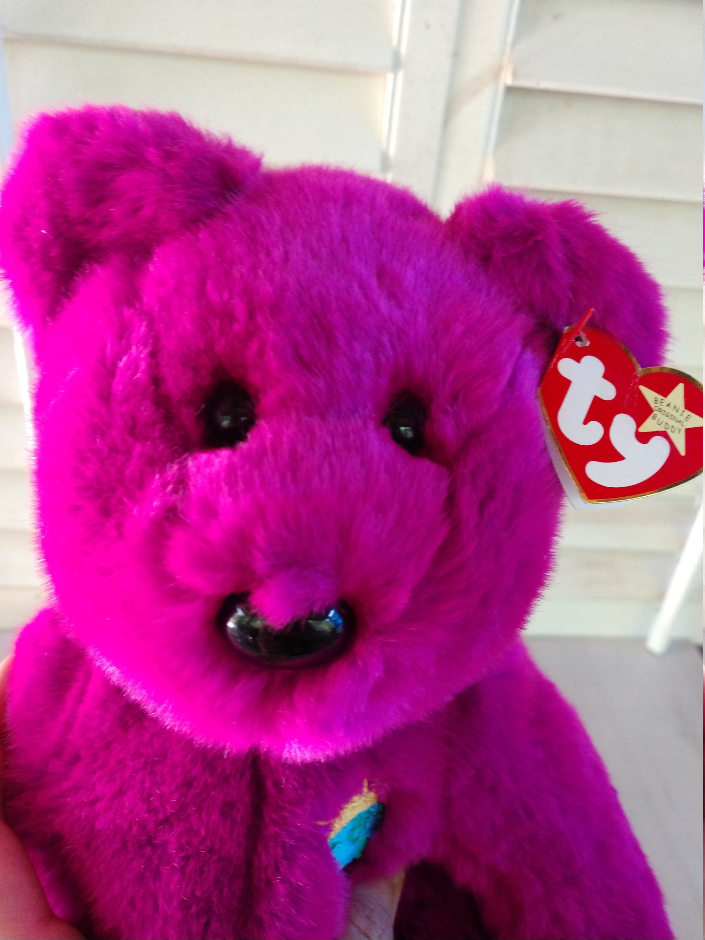 ぬいぐるみ Merrythought Millennium Bear 2000 TY McDonald's Teenie Beanie - MILLENNIUM the Bear (2000) (5