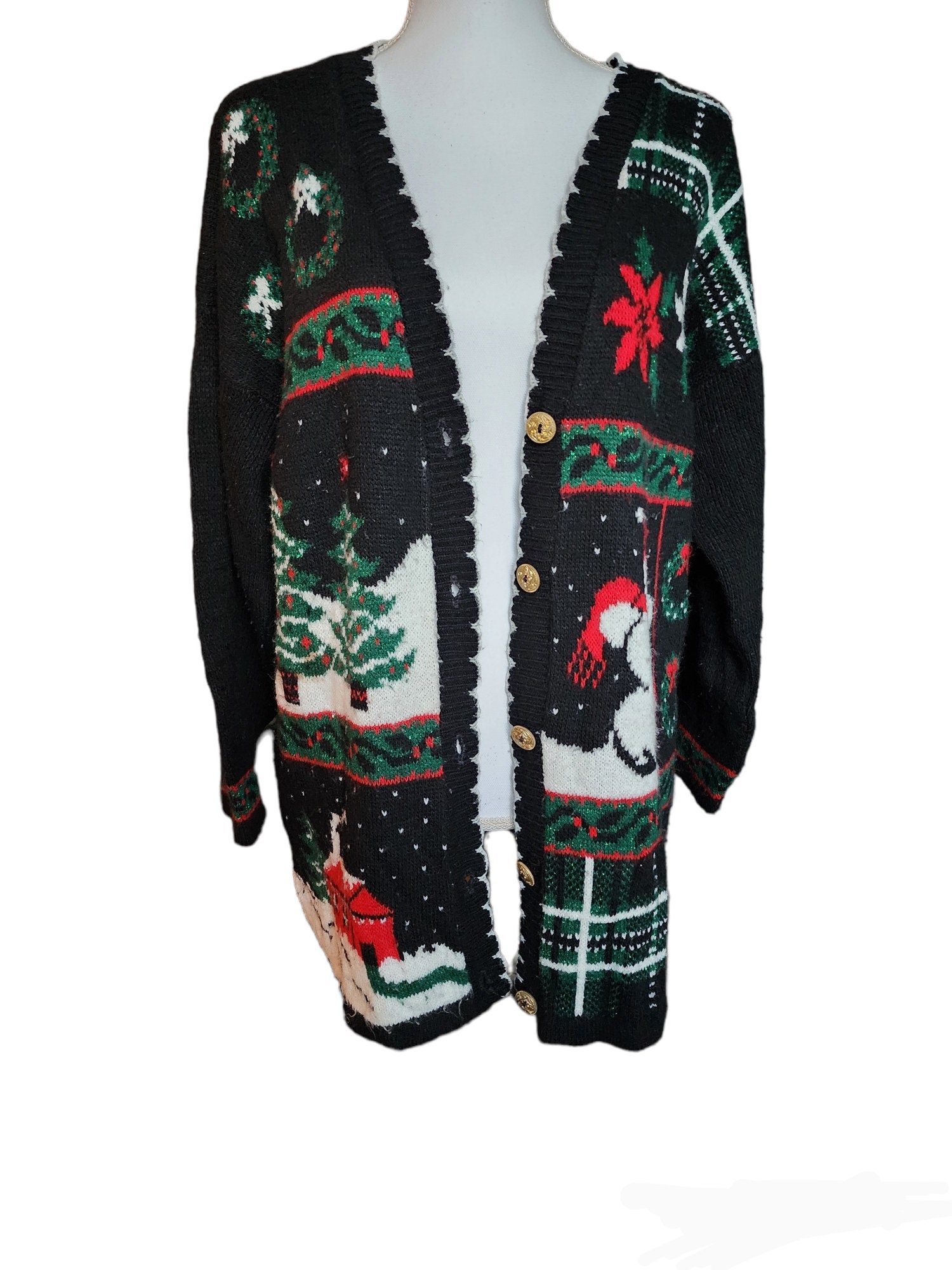 ladies cardigan christmas sweaters