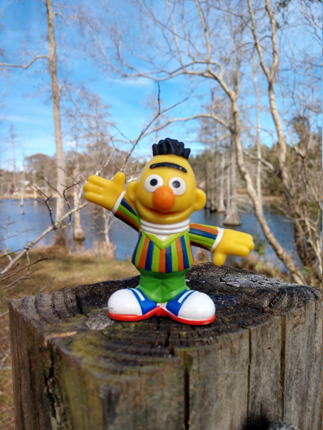 Sesame Street bert Mini PVC Figurine - Etsy Australia