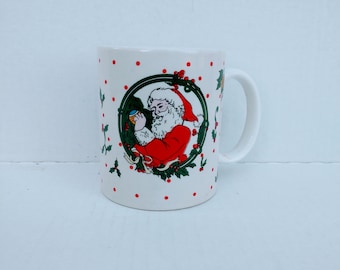 Vintage Santa Claus Mug, Christmas Mug