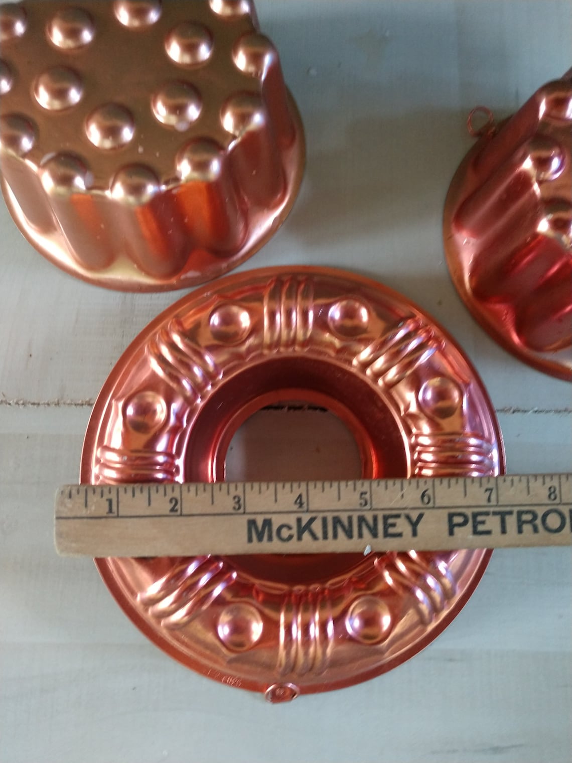 Vintage Copper Jello Molds/metal Bake Molds Etsy