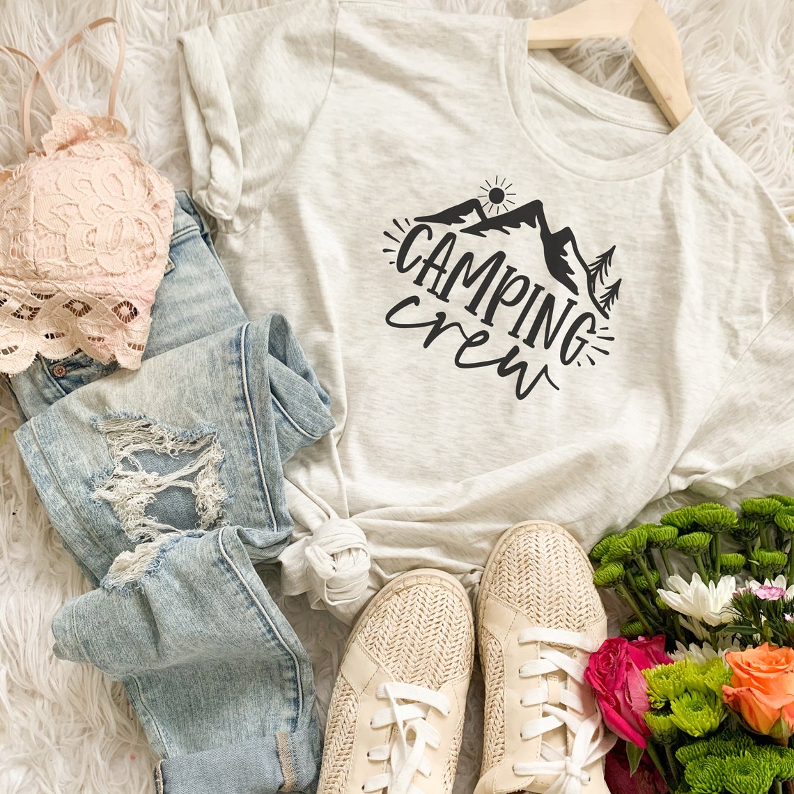 Camping Crew Shirt Group Camping Shirt Camping T Shirt Etsy