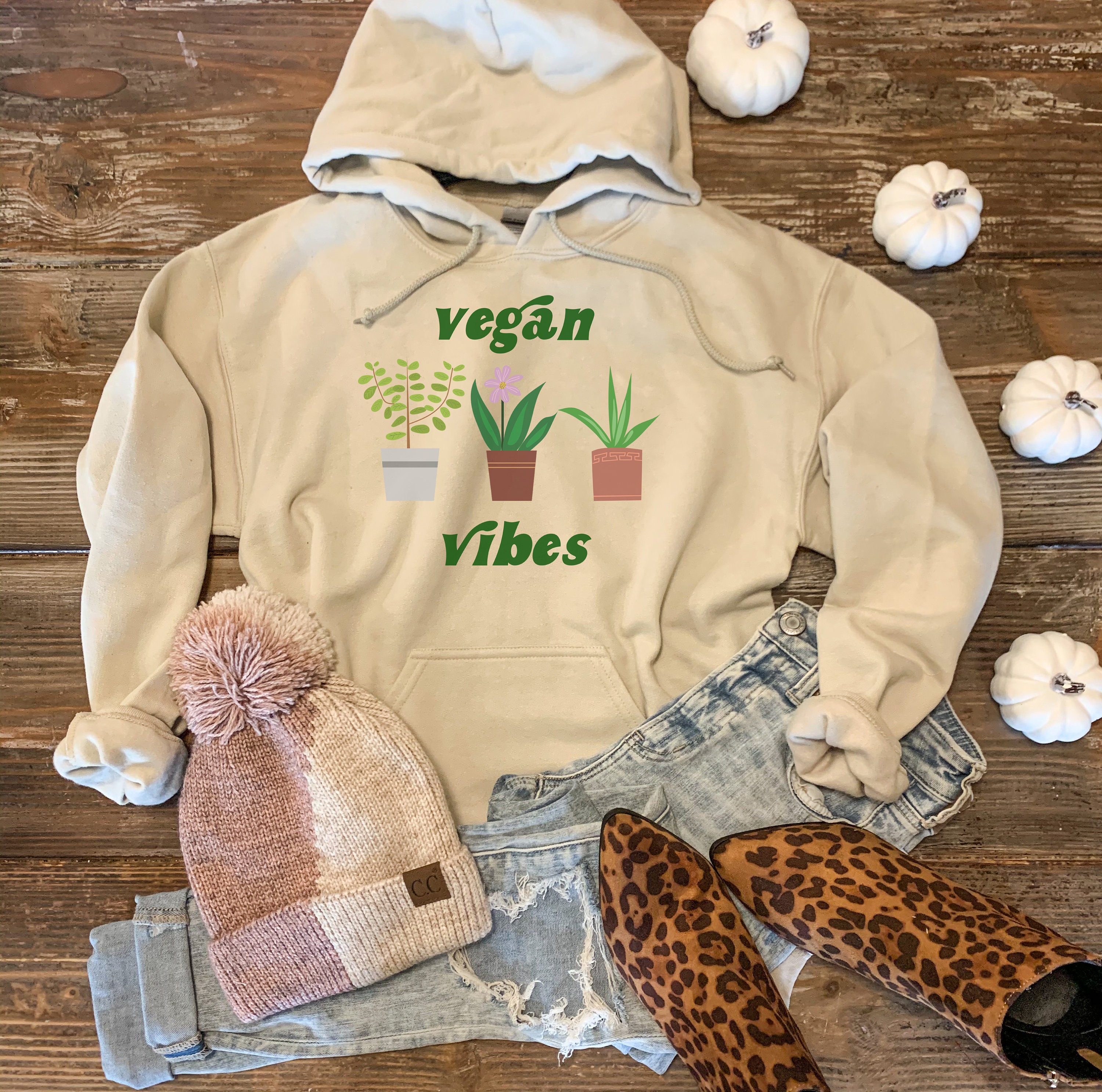 Vegan Vibes Sweatshirt Vegetarian Sweatshirt Vegan Hoodie Etsy