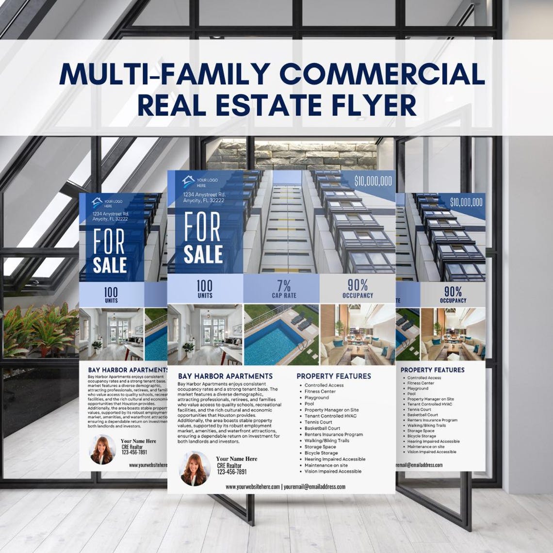 Commercial Real Estate Flyer | Commercial Real Estate Templates ...