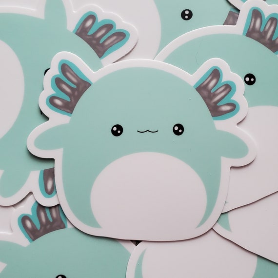 Anastasia the Axolotl Squishmallow Sticker | Etsy