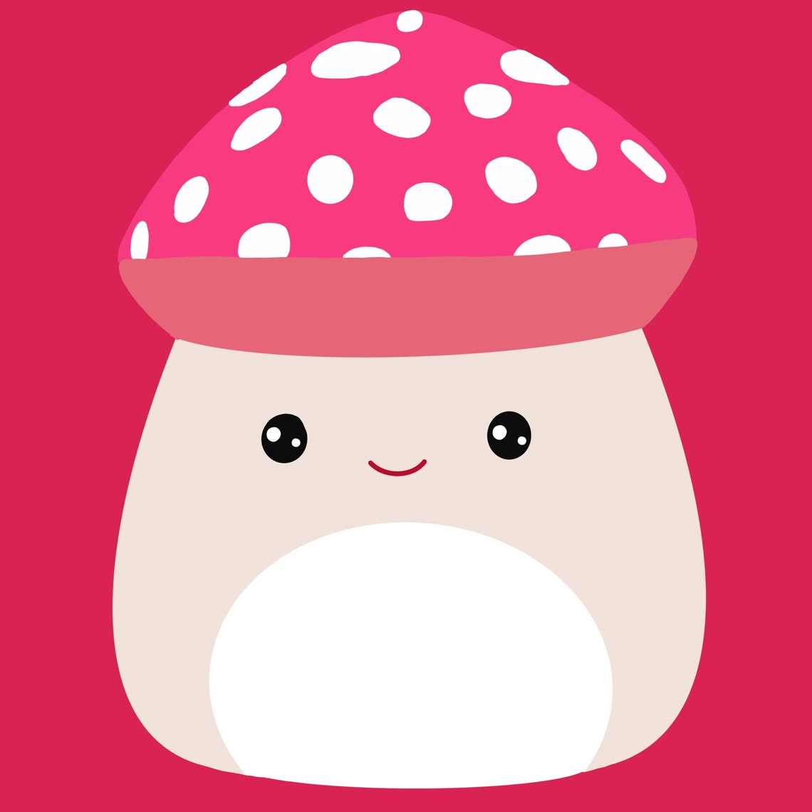 Malcom the Mushroom Squishmallow Sticker | Etsy