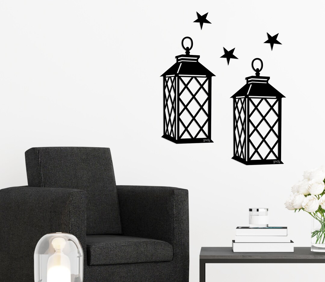 Wooden Lantern Wall Decor Wood Candle Lantern Wall Art Etsy