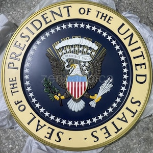 US Presidential Seal of the President 25&#39;&#39; Wall Plaque The Institute of Heraldry TIOH