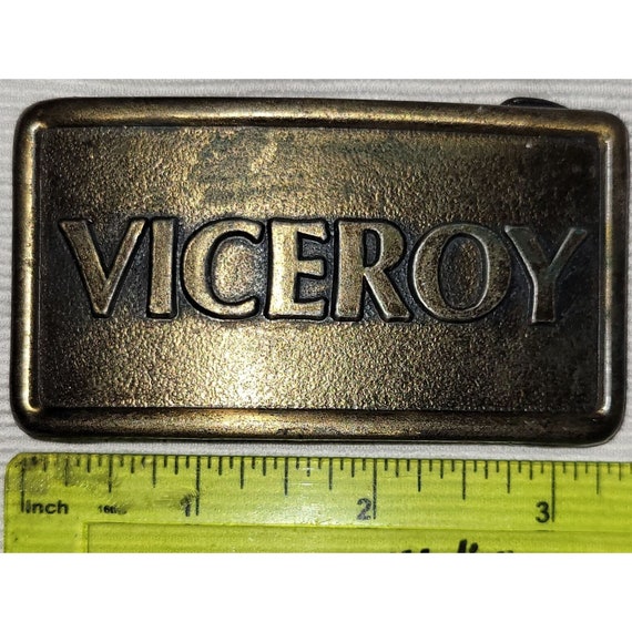 Vintage Viceroy Cigarettes Advertising Metal Belt 