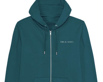 Organic Zip Front Hoodie - Stargazer