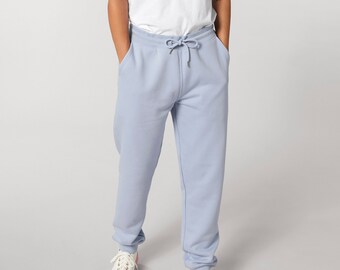 Organic Regular Fit Joggers - Serene Blue