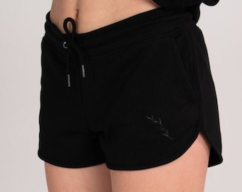 Organic Runner Shorts Black