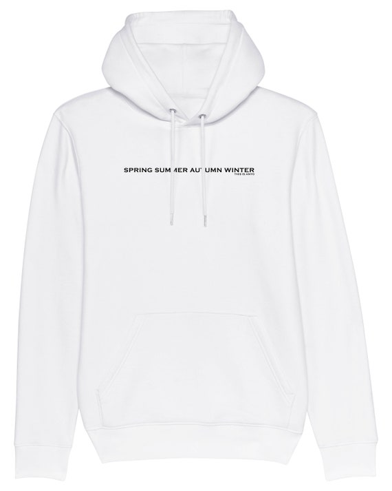 Organic All Seasons Hoodie White 