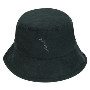 Sustainable Canvas Bucket Hat - Black