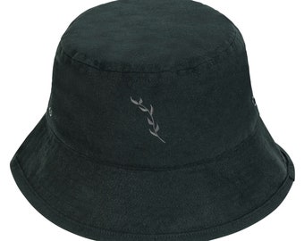 Sustainable Canvas Bucket Hat - Black