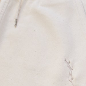 Undyed Organic Long Jersey Shorts Natural image 3