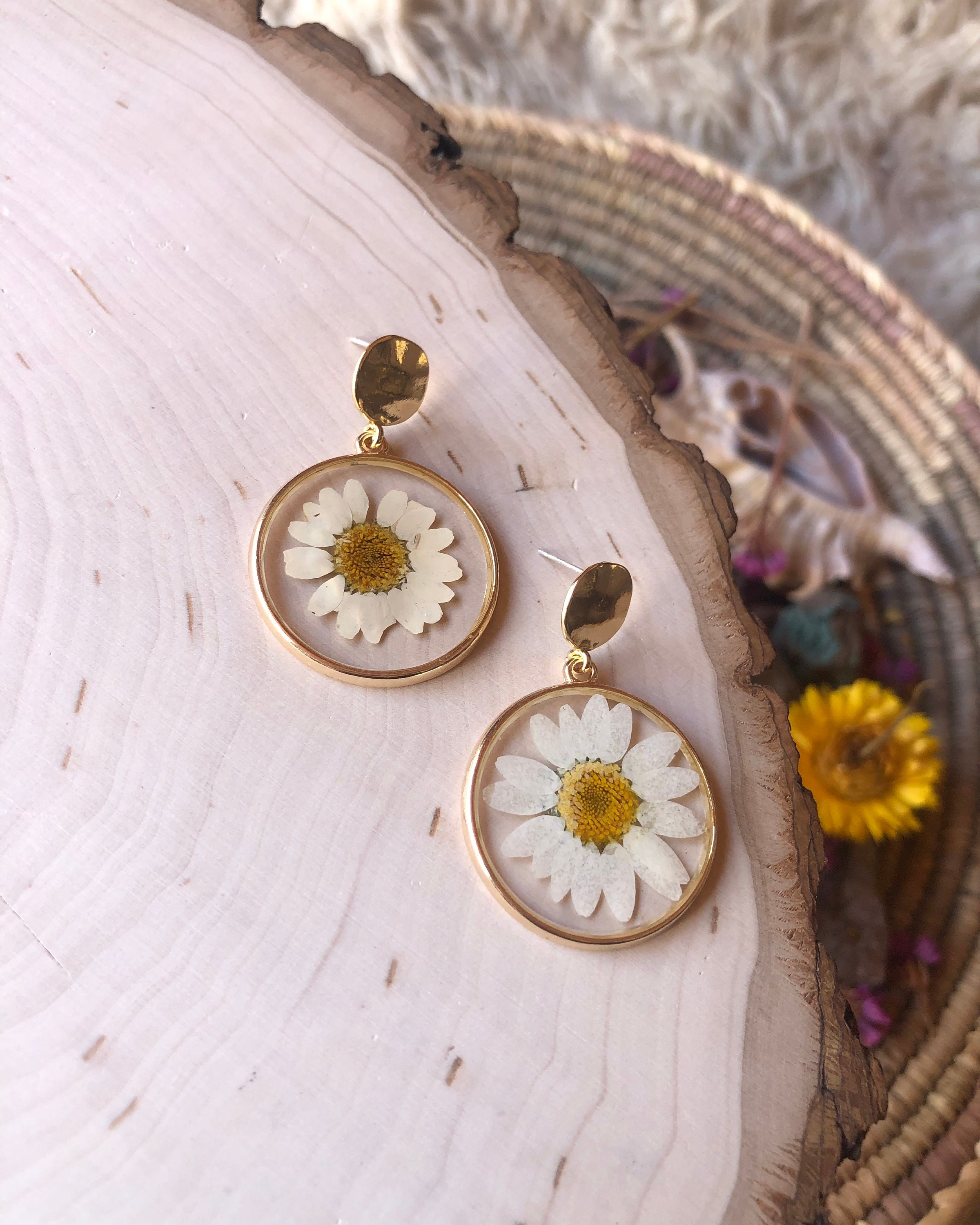 Daisy Earrings Etsy UK