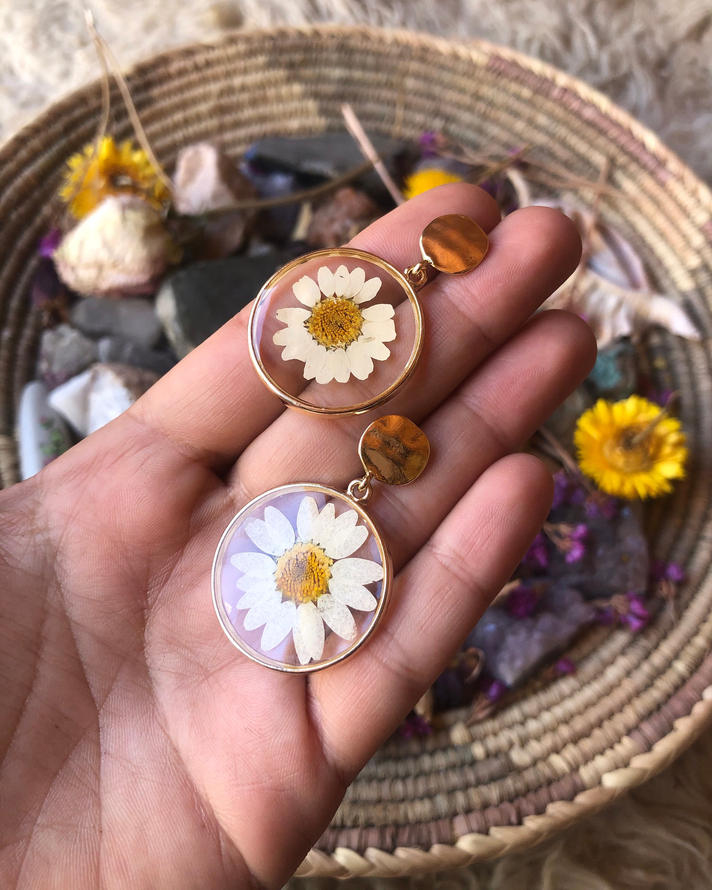 Daisy Earrings Etsy UK