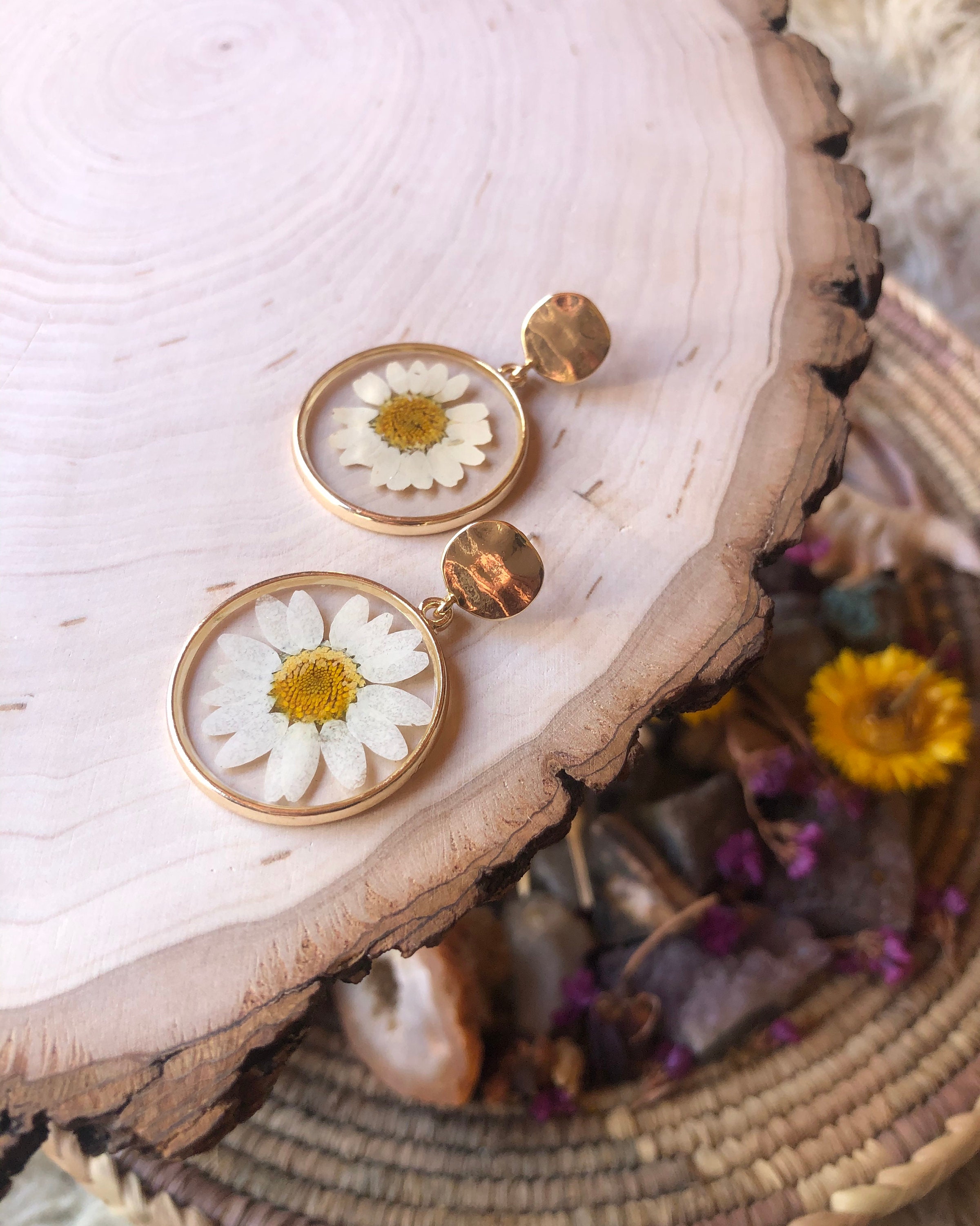 Daisy Earrings Etsy UK