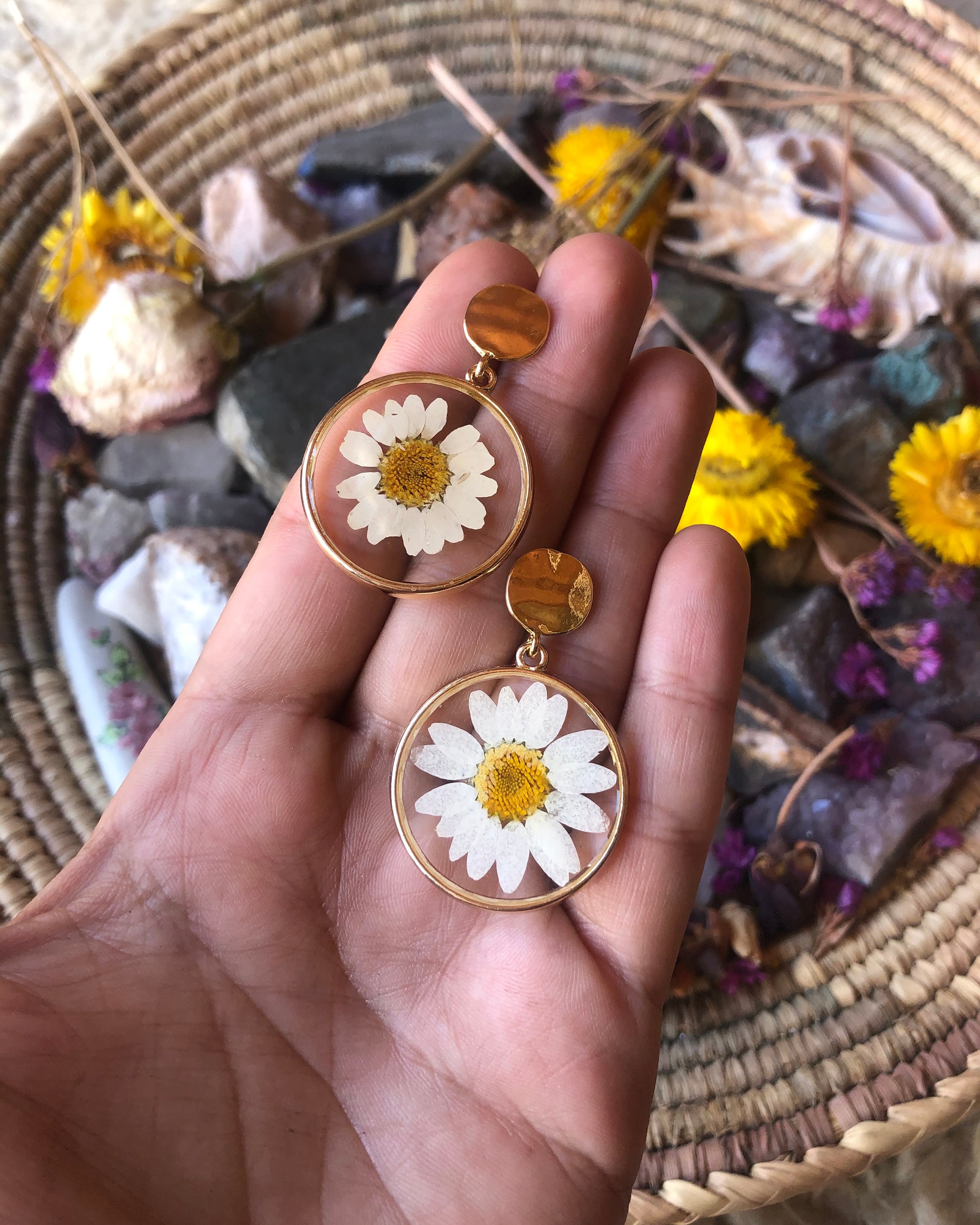 Daisy Earrings Etsy UK