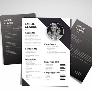 Professional Resume Template Instant Download, Modern Resume Template Pages, Resume Template Canva, Creative Resume Template, CV Template