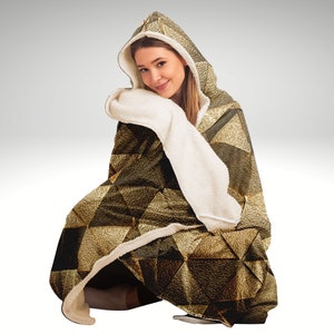 Gold Hooded Blanket