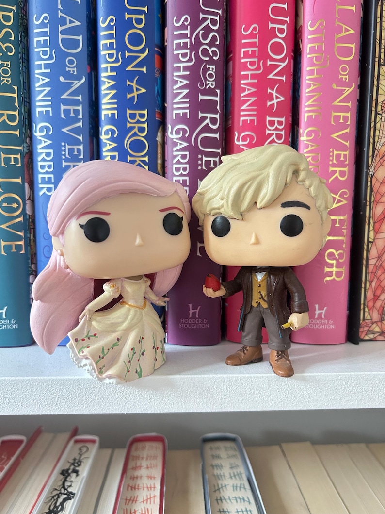 Hand Painted Jacks and Evangeline Funko Pop: Fantasy Bookshelf Decor ...