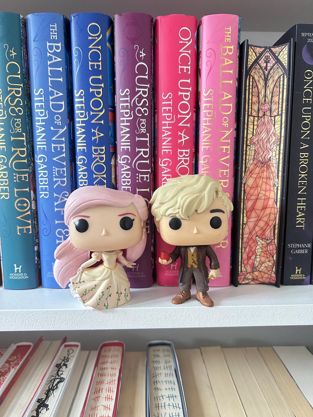 Hand Painted Jacks and Evangeline Funko Pop: Fantasy Bookshelf Decor ...