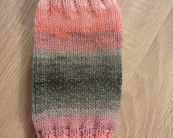 Stulpen Kinderstulpen Glitzer Wolle