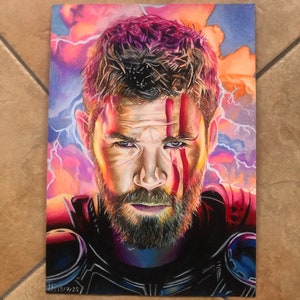Thor drawing print