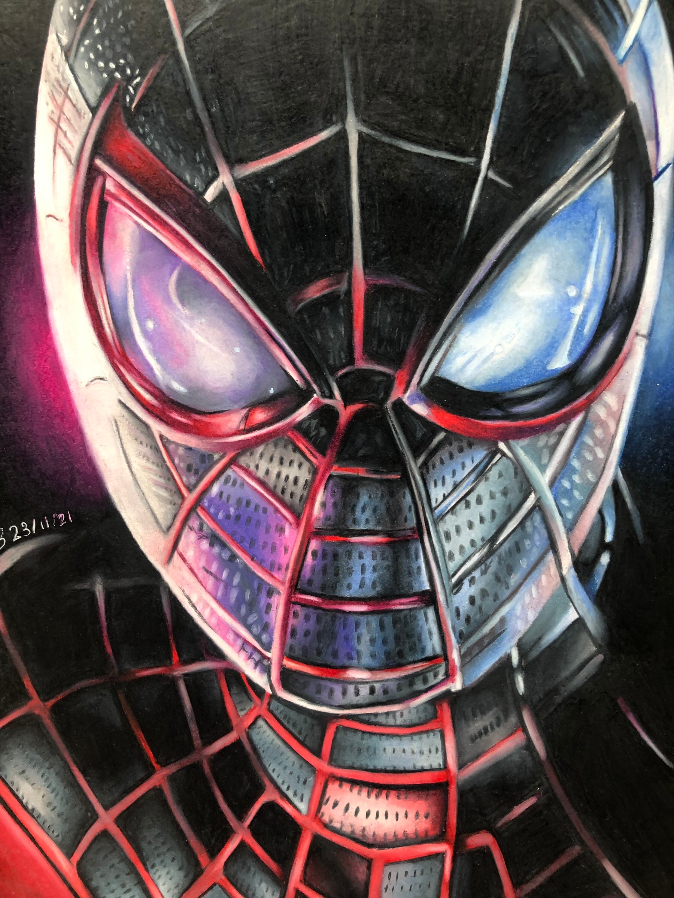 Spider-man Drawing Print - Etsy