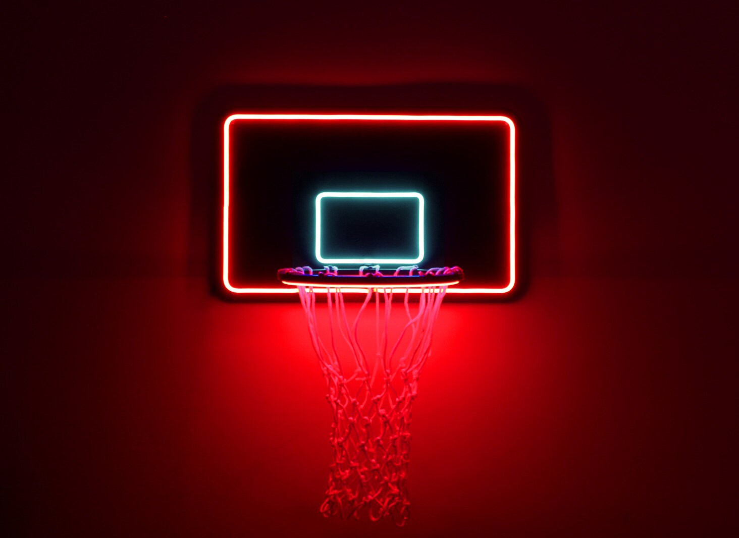 Neon Basketball Hoop V2 Etsy