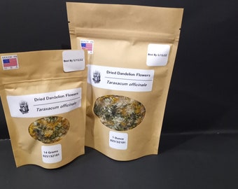 Dried Dandelion Etsy