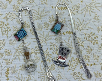 Cheshire Cat Metal Bookmark