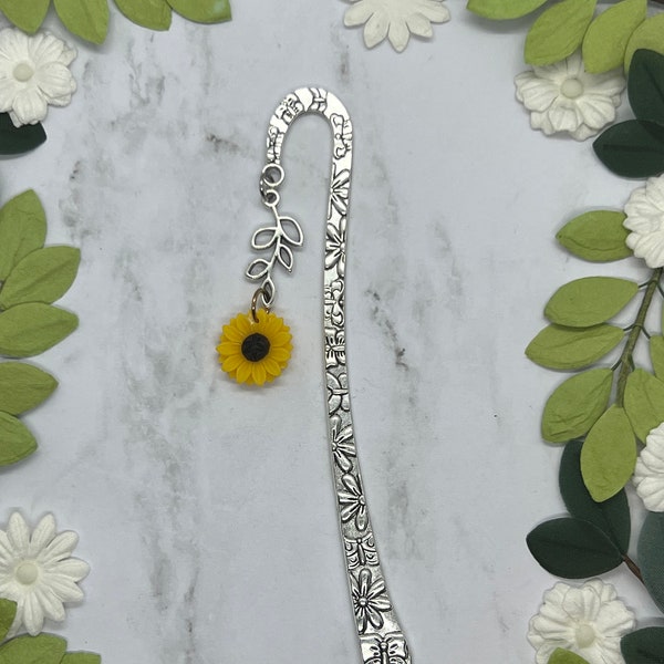 Sunflower Bookmark/ Customizable Sunflower Bookmark