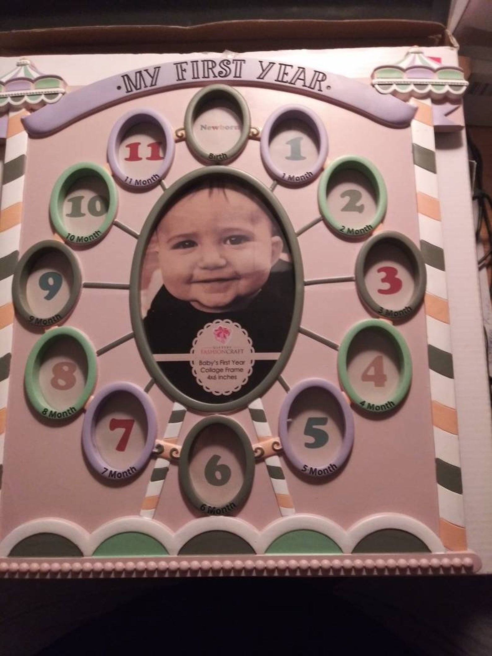 BABY PICTURE FRAME baby first year multiple pic frame Etsy