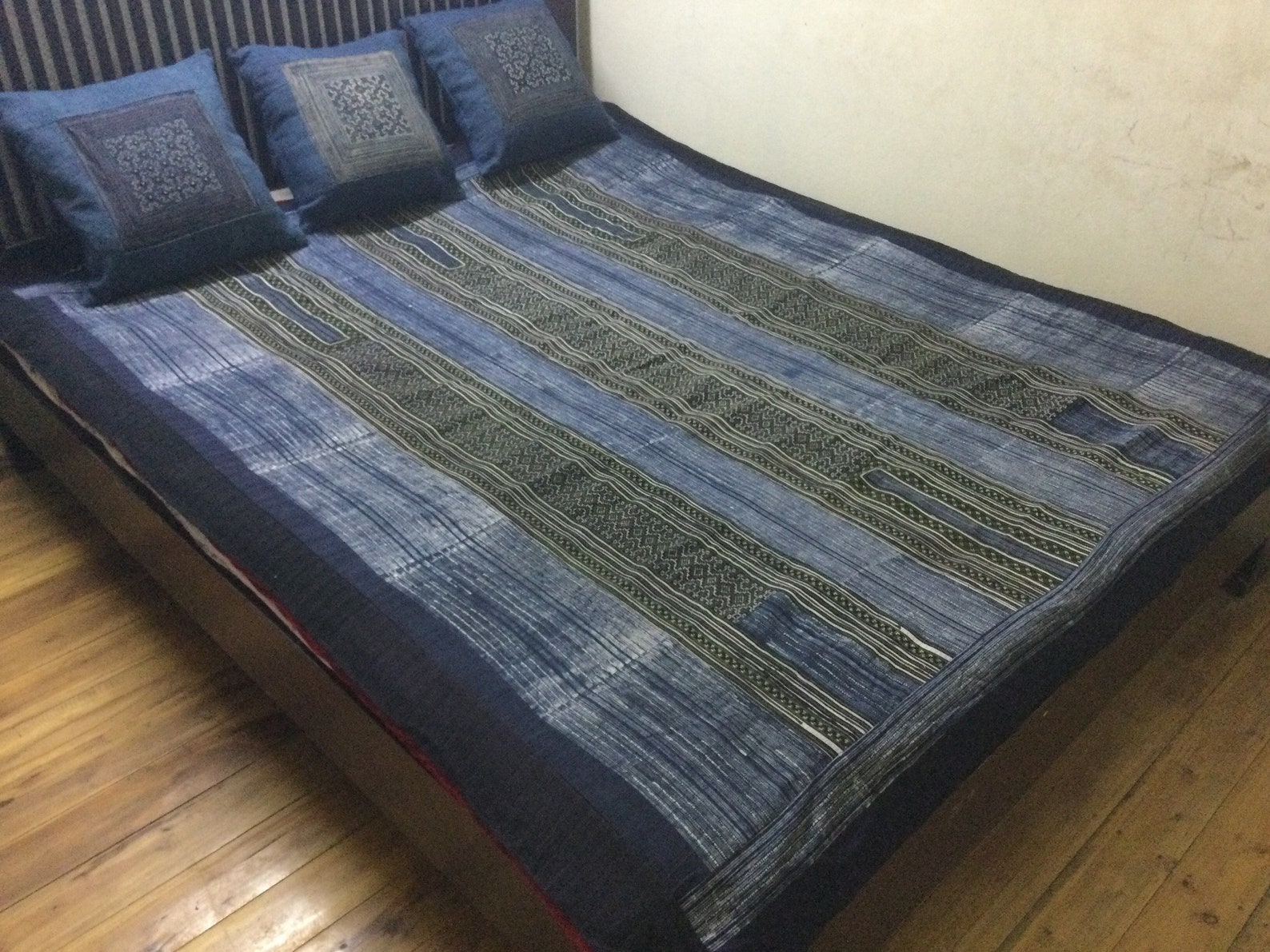 Hmong Blanket/spread/coverlet 100 Handmade Traditional Etsy