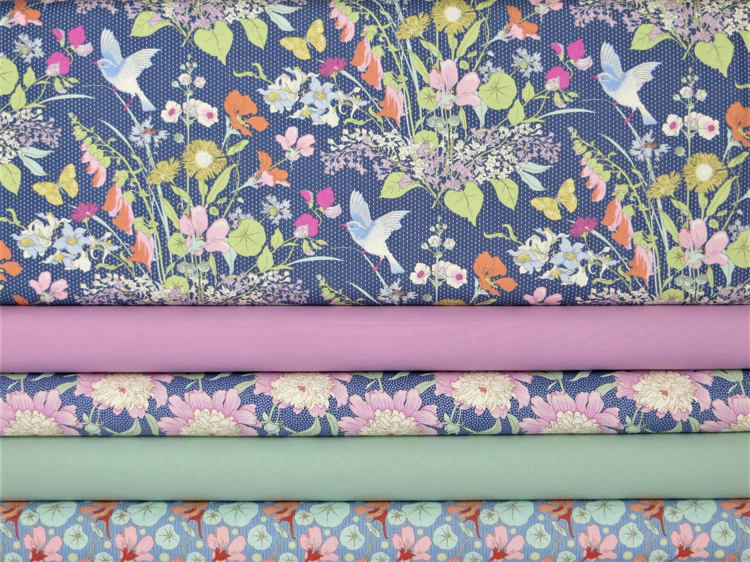 Tilda Garden Life 100 Cotton Fabric Selection 2 of 3 Etsy