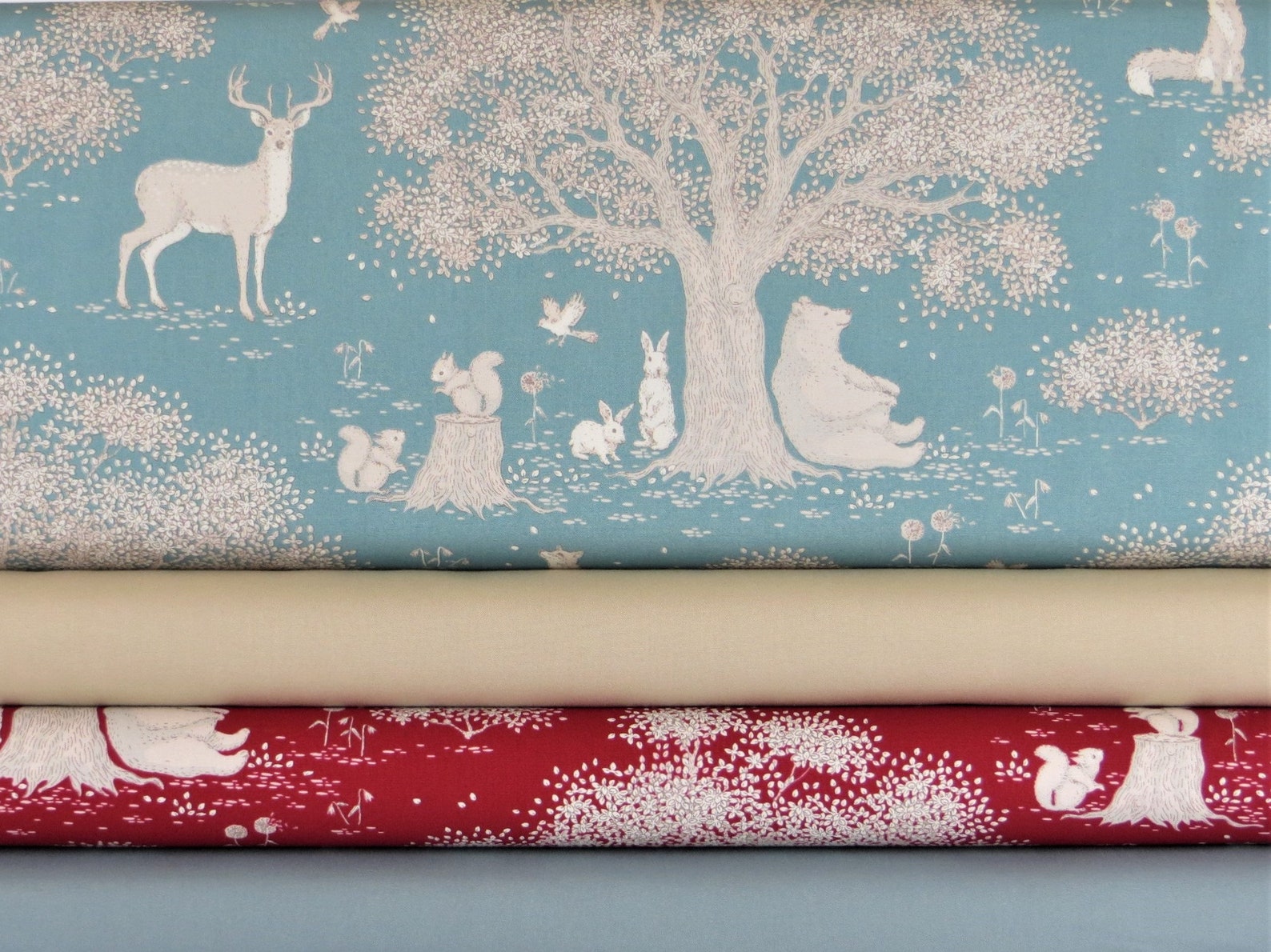 Tilda Woodland 100 Cotton Fabric Etsy UK